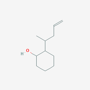 2-(Pent-4-en-2-yl)cyclohexan-1-ol