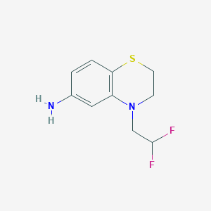 4-(2,2-Difluoroethyl)-3,4-dihydro-2H-1,4-benzothiazin-6-amine