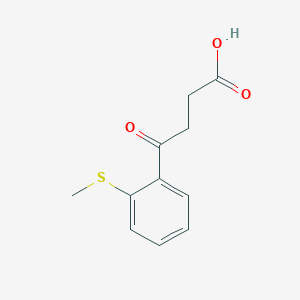 B1325792 4-[2-(Methylthio)phenyl]-4-oxobutyric acid CAS No. 951892-30-1