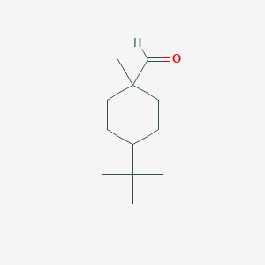 4-Tert-butyl-1-methylcyclohexane-1-carbaldehyde