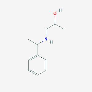 1-[(1-Phenylethyl)amino]propan-2-ol