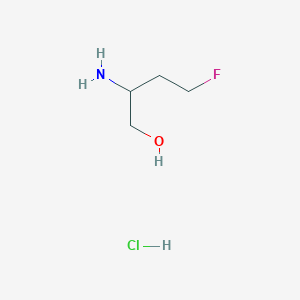 2-Amino-4-fluorobutan-1-ol hydrochloride