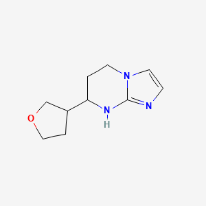 7-(Oxolan-3-yl)-5H,6H,7H,8H-imidazo[1,2-a]pyrimidine