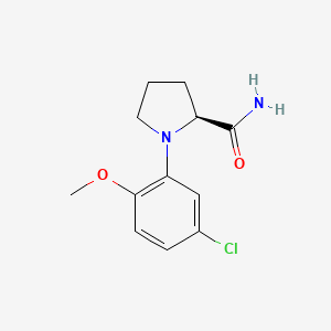 N-(5-chloro-2-methoxyphenyl)prolinamide