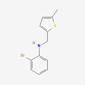 2-Bromo-N-[(5-methylthiophen-2-yl)methyl]aniline