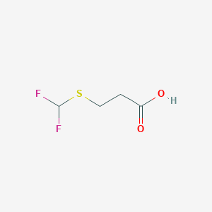 3-[(Difluoromethyl)sulfanyl]propanoic acid