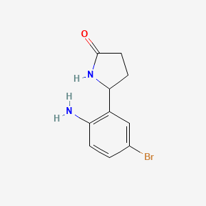 5-(2-Amino-5-bromophenyl)pyrrolidin-2-one