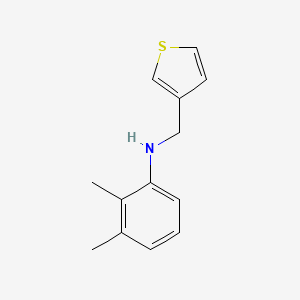 2,3-dimethyl-N-(thiophen-3-ylmethyl)aniline