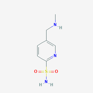 5-[(Methylamino)methyl]pyridine-2-sulfonamide