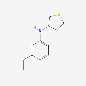 N-(3-ethylphenyl)thiolan-3-amine