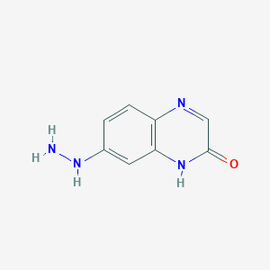 7-Hydrazinyl-1,2-dihydroquinoxalin-2-one