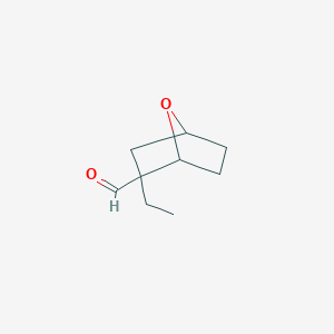 2-Ethyl-7-oxabicyclo[2.2.1]heptane-2-carbaldehyde