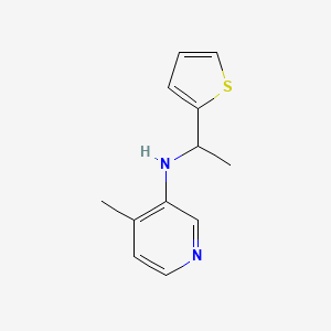 4-Methyl-N-[1-(thiophen-2-yl)ethyl]pyridin-3-amine