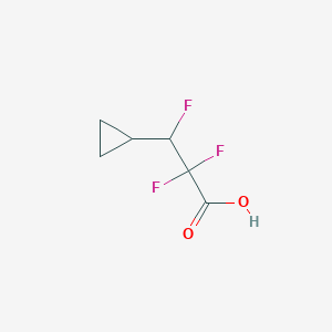 3-Cyclopropyl-2,2,3-trifluoropropanoic acid