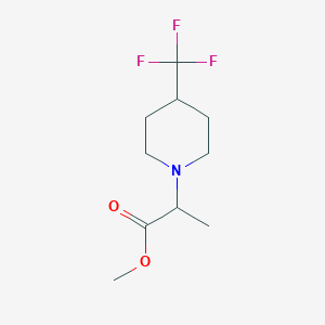 Methyl 2-[4-(trifluoromethyl)piperidin-1-yl]propanoate