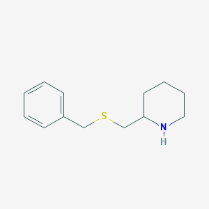 2-[(Benzylsulfanyl)methyl]piperidine