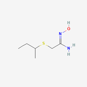 2-(Butan-2-ylsulfanyl)-N'-hydroxyethanimidamide