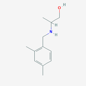 2-{[(2,4-Dimethylphenyl)methyl]amino}propan-1-ol