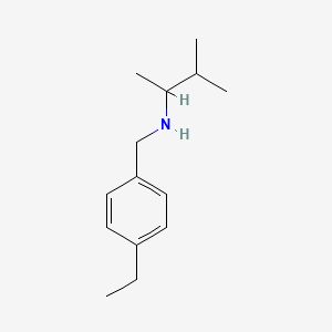 [(4-Ethylphenyl)methyl](3-methylbutan-2-yl)amine