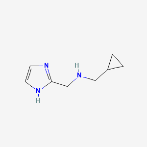 (cyclopropylmethyl)(1H-imidazol-2-ylmethyl)amine