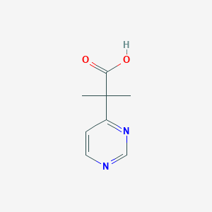 2-Methyl-2-(pyrimidin-4-yl)propanoic acid