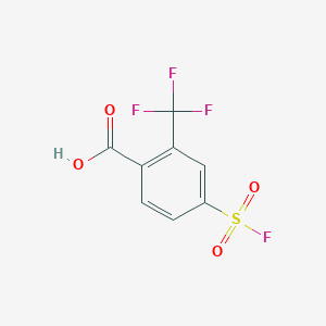 4-(Fluorosulfonyl)-2-(trifluoromethyl)benzoic acid