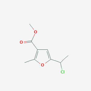 Methyl 5-(1-chloroethyl)-2-methylfuran-3-carboxylate