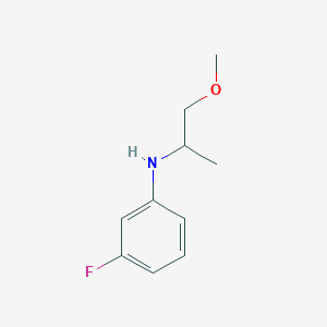 3-fluoro-N-(1-methoxypropan-2-yl)aniline