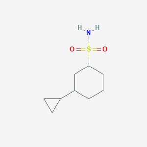 3-Cyclopropylcyclohexane-1-sulfonamide