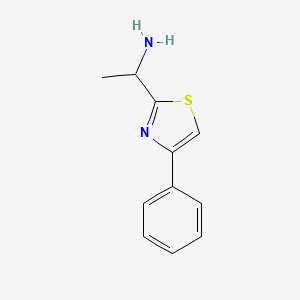 1-(4-Phenyl-1,3-thiazol-2-yl)ethan-1-amine