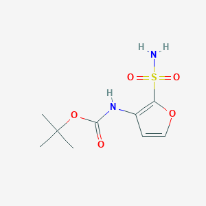 tert-Butyl N-(2-sulfamoylfuran-3-yl)carbamate