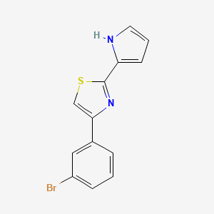 4-(3-Bromophenyl)-2-(1H-pyrrol-2-yl)-1,3-thiazole