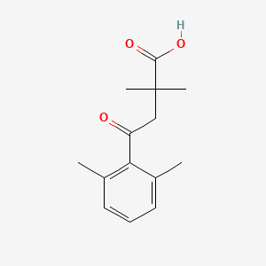 B1325839 2,2-Dimethyl-4-(2,6-dimethylphenyl)-4-oxobutyric acid CAS No. 951894-26-1