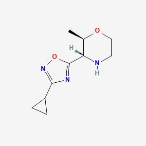 (2R,3S)-3-(3-Cyclopropyl-1,2,4-oxadiazol-5-yl)-2-methylmorpholine