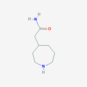 2-(Azepan-4-yl)acetamide