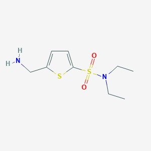 5-(Aminomethyl)-N,N-diethylthiophene-2-sulfonamide