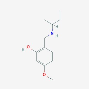 2-{[(Butan-2-yl)amino]methyl}-5-methoxyphenol