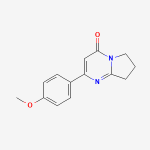 2-(4-Methoxyphenyl)-4H,6H,7H,8H-pyrrolo[1,2-a]pyrimidin-4-one