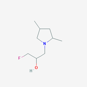 1-(2,4-Dimethylpyrrolidin-1-yl)-3-fluoropropan-2-ol