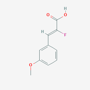 (2Z)-2-Fluoro-3-(3-methoxyphenyl)prop-2-enoic acid