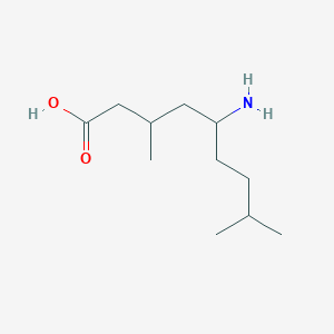 5-Amino-3,8-dimethylnonanoic acid