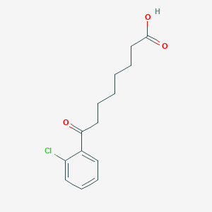 molecular formula C14H17ClO3 B1325852 8-(2-氯苯基)-8-氧代辛酸 CAS No. 898792-65-9
