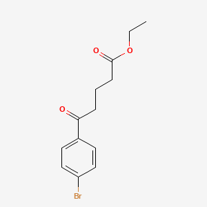 molecular formula C13H15BrO3 B1325853 5-(4-溴苯基)-5-氧代戊酸乙酯 CAS No. 898792-67-1
