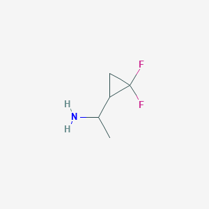 1-(2,2-Difluorocyclopropyl)ethan-1-amine