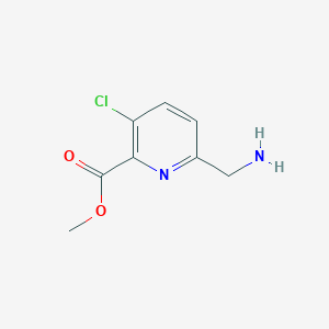 Methyl 6-(aminomethyl)-3-chloropyridine-2-carboxylate