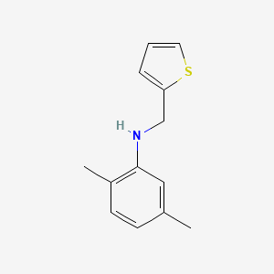 2,5-dimethyl-N-(thiophen-2-ylmethyl)aniline