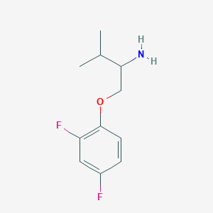 1-(2-Amino-3-methylbutoxy)-2,4-difluorobenzene