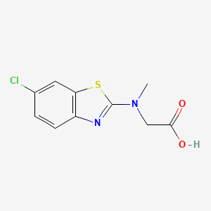 N-(6-chloro-1,3-benzothiazol-2-yl)-N-methylglycine