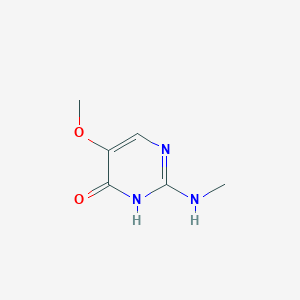 5-Methoxy-2-(methylamino)-3,4-dihydropyrimidin-4-one