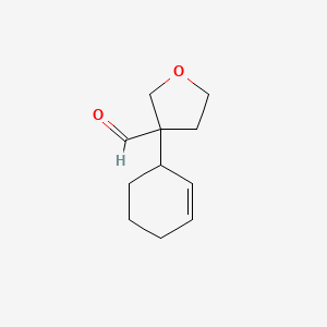 3-(Cyclohex-2-en-1-yl)oxolane-3-carbaldehyde